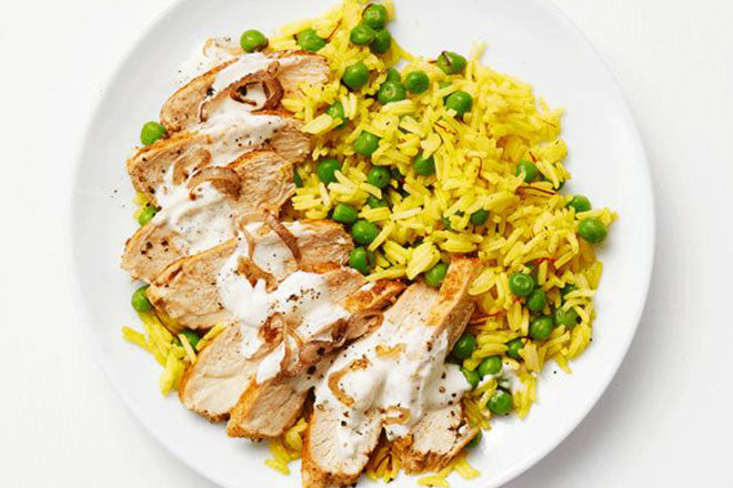 CHICKEN AND SAFFRON RICE