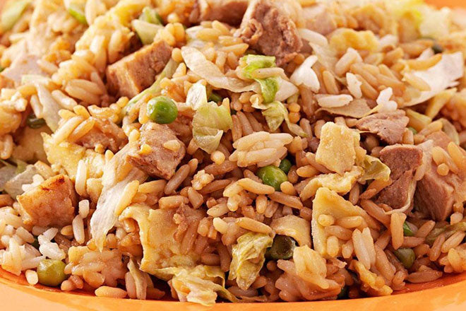 RICE AND PORK