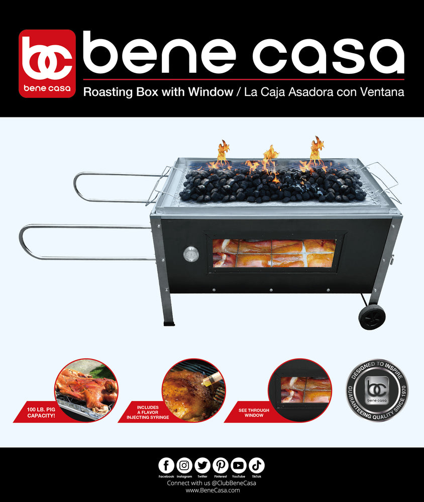 
                  
                    Bene Casa Caja Asadora Roast Box w/ Window 100lb
                  
                