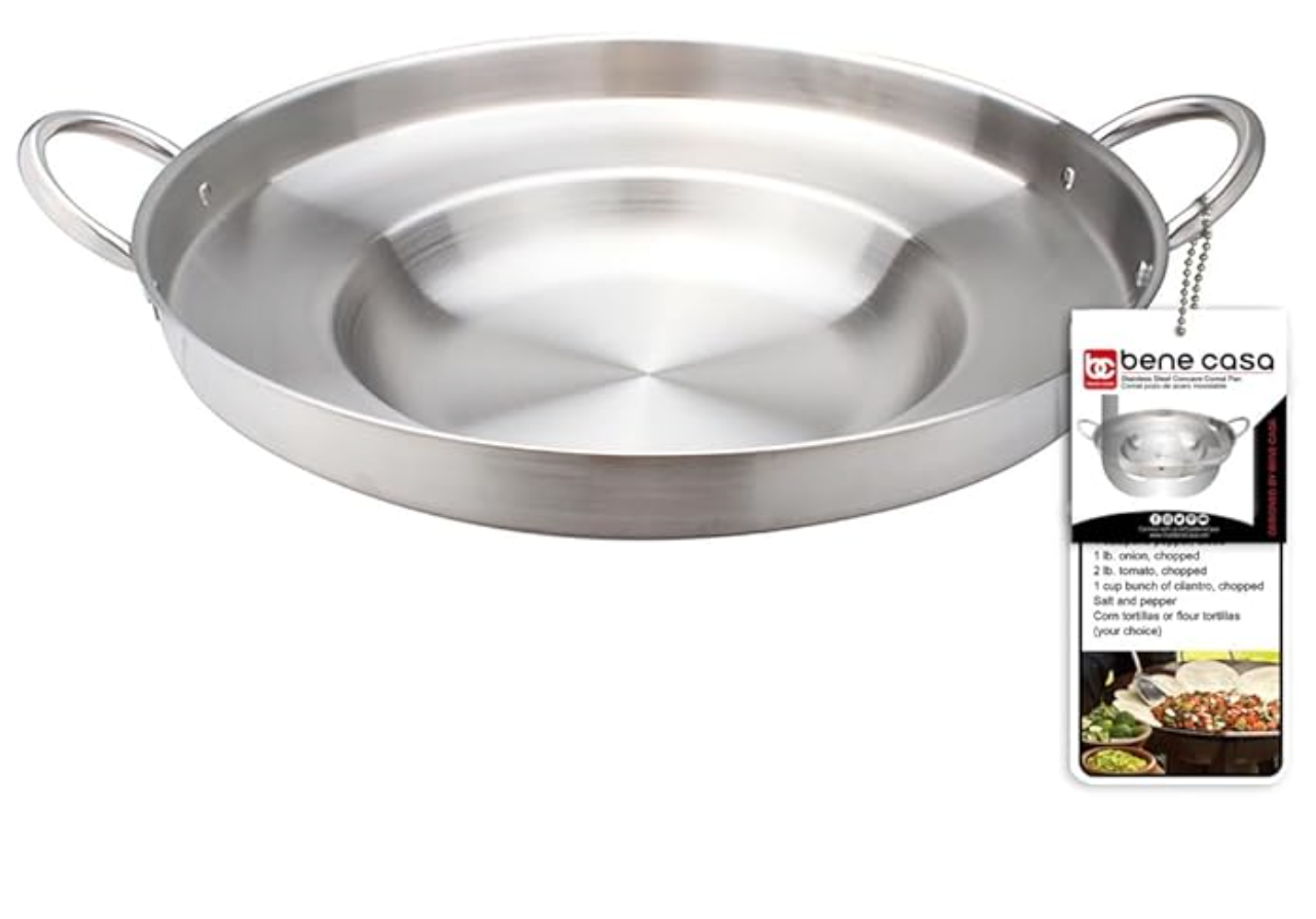 
                  
                    Bene Casa Stainless-Steel Comal Pan
                  
                