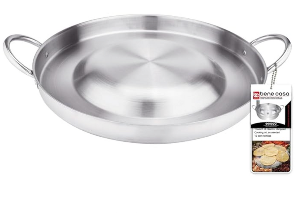 
                  
                    Bene Casa Stainless-Steel Comal Pan
                  
                