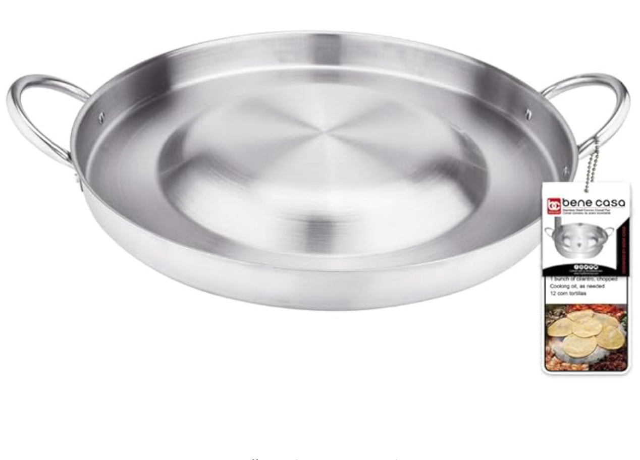 
                  
                    Bene Casa Stainless-Steel Comal Pan
                  
                