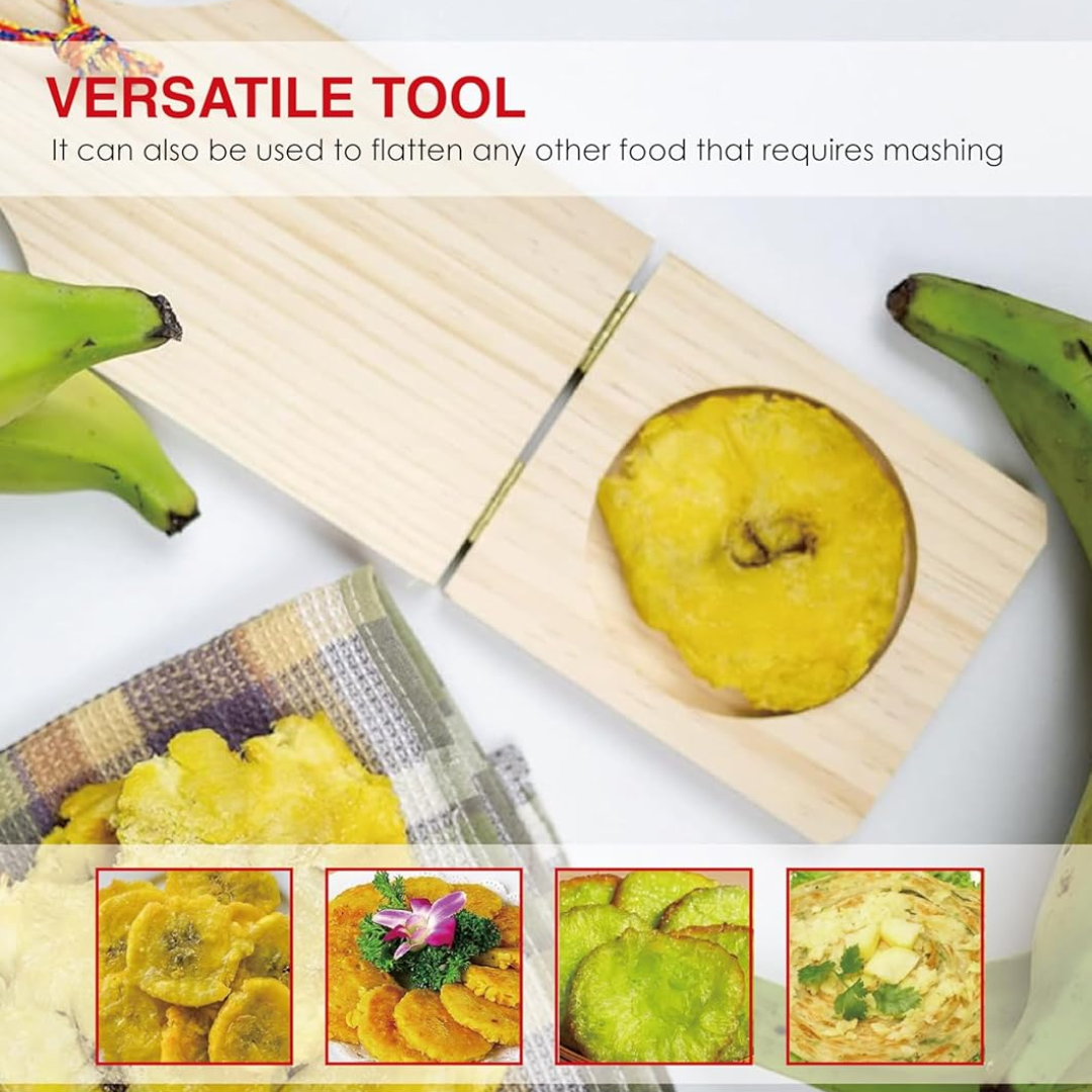 
                  
                    Bene Casa large wooden tostonera, plantain smasher, dough flattener
                  
                