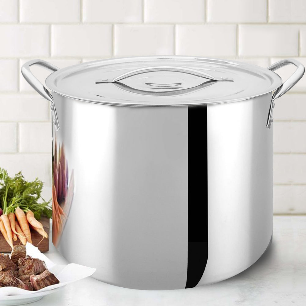 
                  
                    Bene Casa Stainless-Steel Stock Pot w/ lid,  reinforced bottom
                  
                