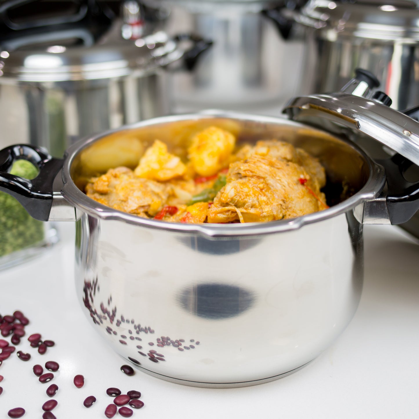 
                  
                    Bene Casa Stainless-Steel Pressure Cooker
                  
                