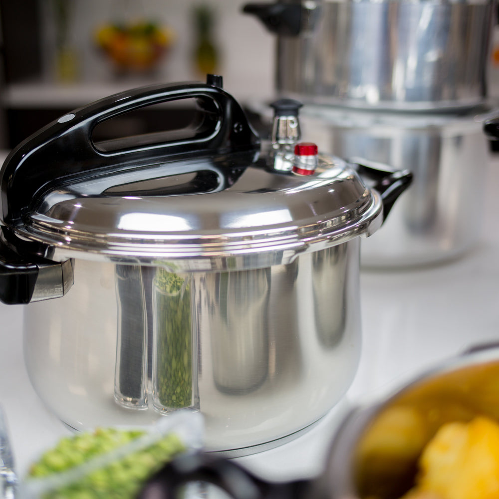 
                  
                    Bene Casa Stainless-Steel Pressure Cooker
                  
                