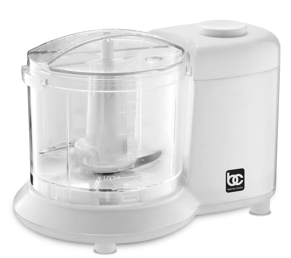 
                  
                    Bene Casa Mini Chopper, stainless-steel blade, pulse control, mincer, dicer - (3 colors)
                  
                