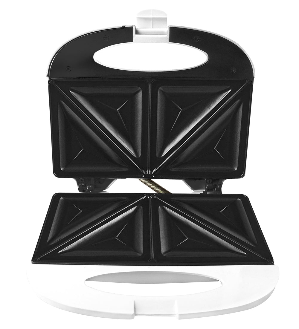 Bene Casa White Cool Touch Nonstick Sandwich Maker